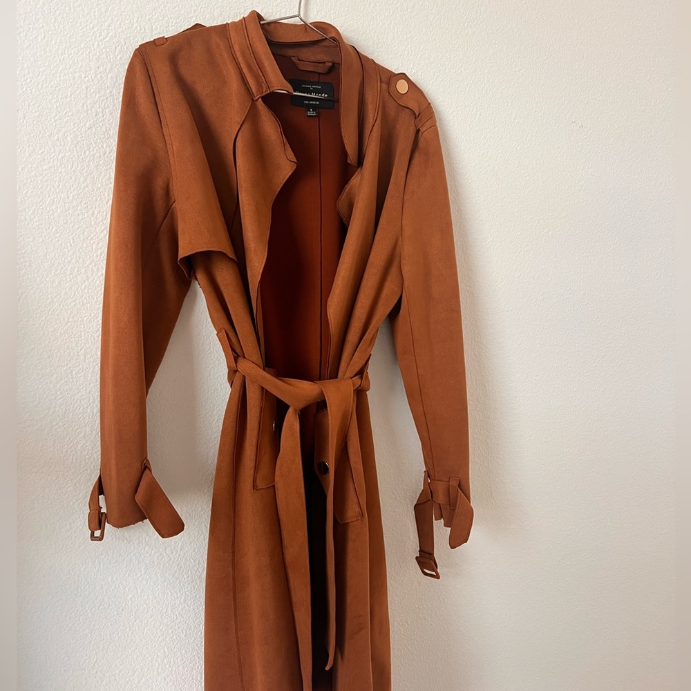 Women's Brown Trench Coat- Size Small